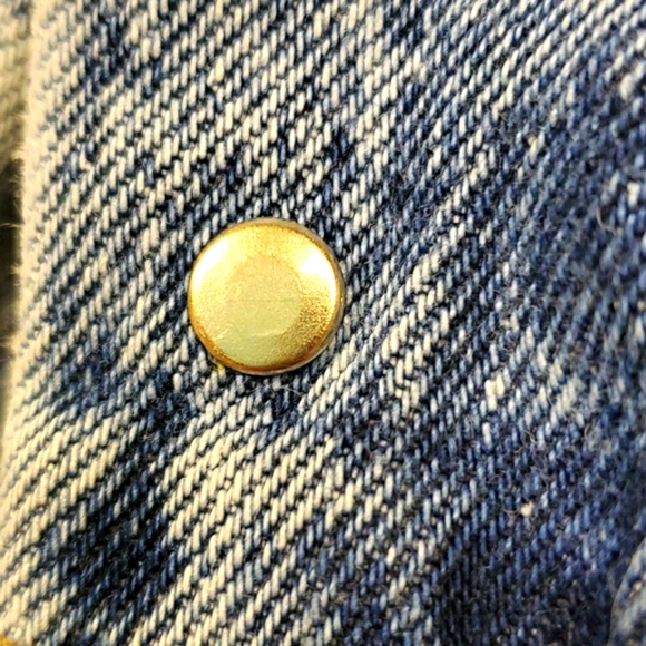 Vintage 80s First Acid Washed Jeans Jacket EUC - Picture 12 of 15